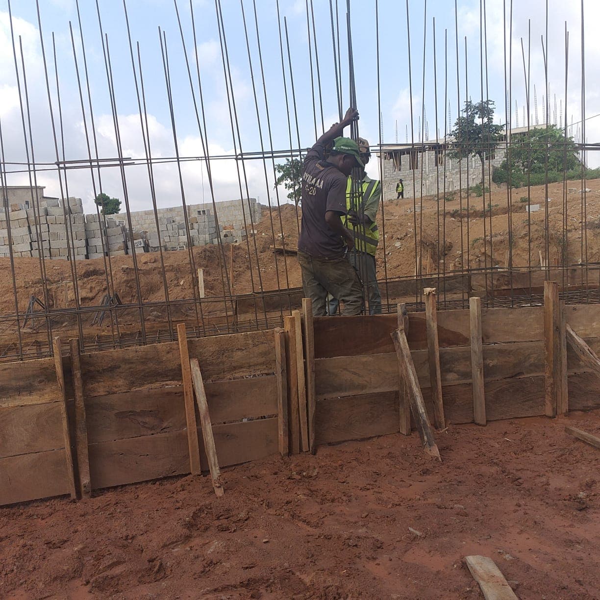 Construction of Retaining Wall - Image 1